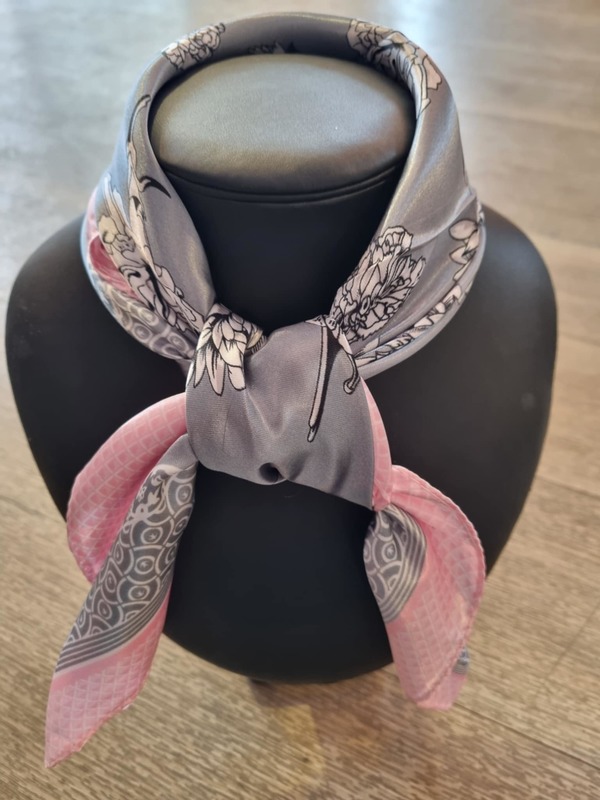 Silke skjerf mønstret