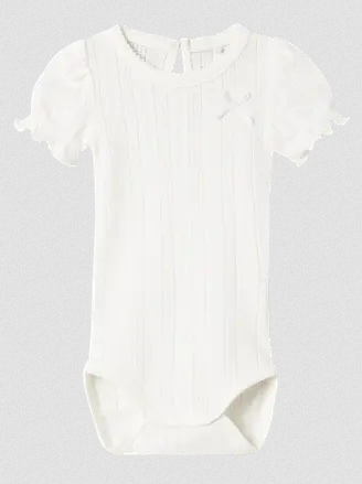 Name It Happy SS Body Cloud Dancer - Name It