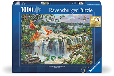 Puslespill 1000 Waterfall of Iguazu Waterfall of Iguazu - Ravensburger