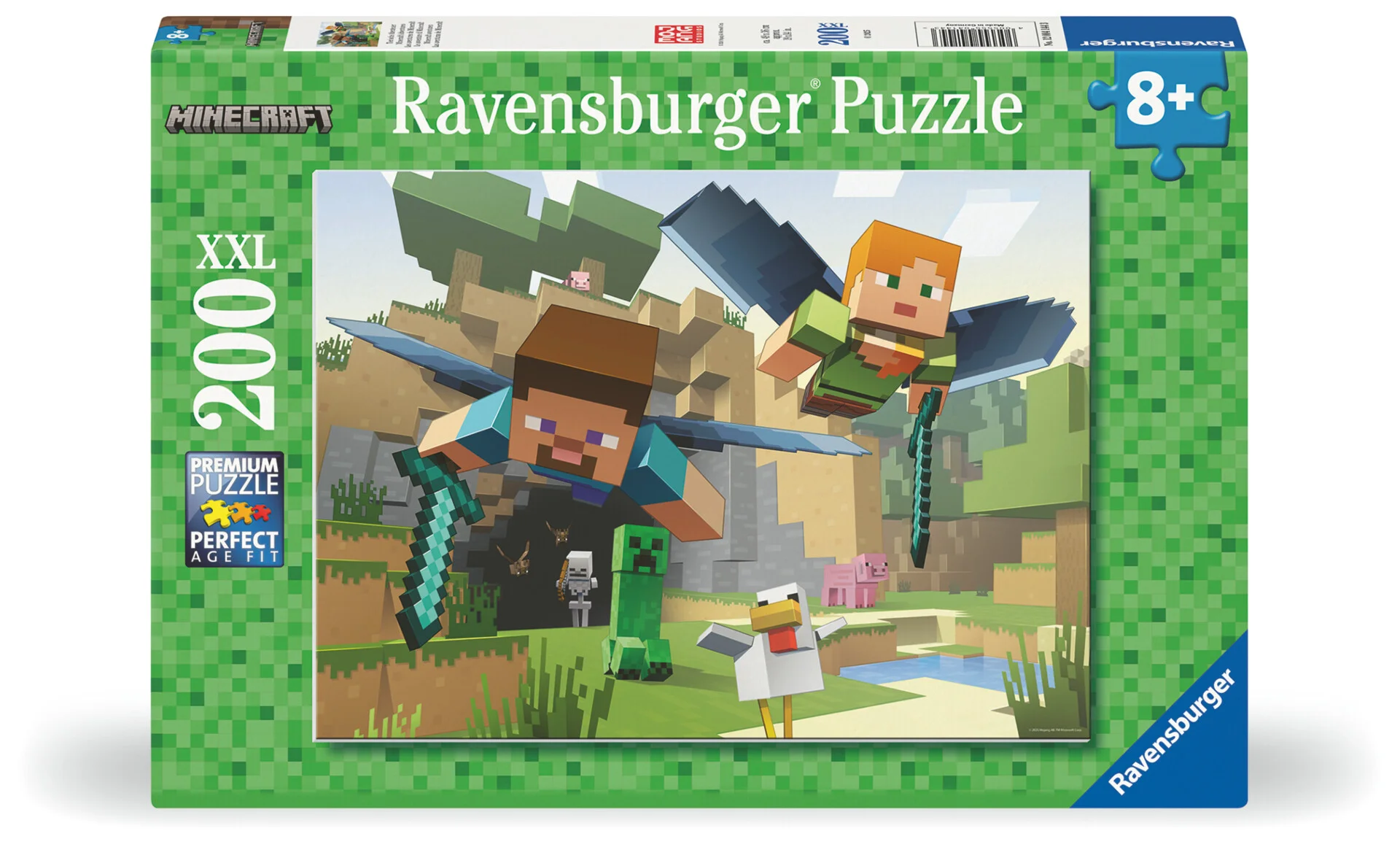 Puslespill 200 Minecraft Ravensburger Minecraft - Ravensburger