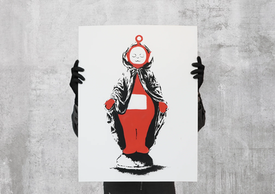 Mother Poh - Spray on paper Rød - Sorry Gallery