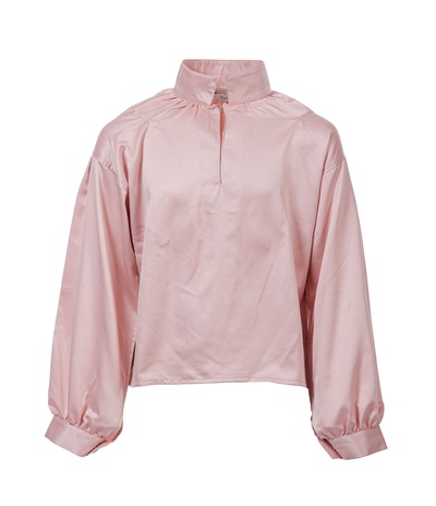 Lise silke bluse   rosa - Salto