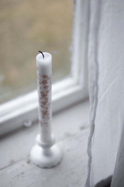 Slåpeblom Kronelys 2pk Rosa - Wik & Walsøe