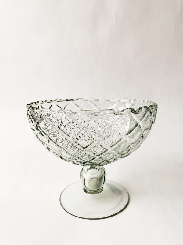 Glasskål på Stett H15cm
