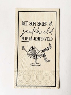 Serviett 33x40cm 