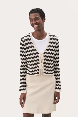 RosefinePW CA Whitecap/Black Pointelle - Part Two