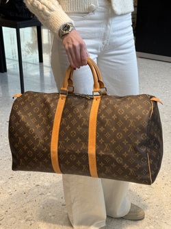 Louis Vuitton Keepall 50  brun - Louis Vuitton