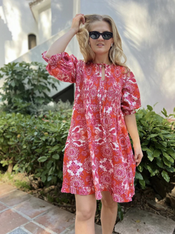 Ella Smockdress Oransje - RAH Oslo