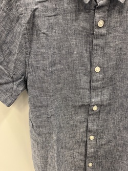 OSJCAIDEN LIFE SS SOLID LINEN SHIRT WVN