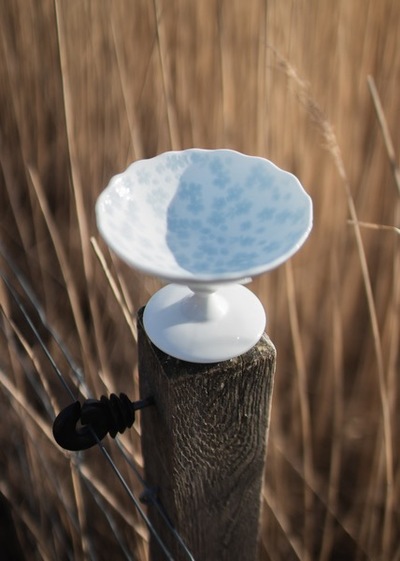 Slåpeblom Bolle m/Stett 12cm Lys blå - Wik & Walsøe