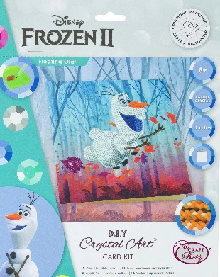 Crystal Art Olaf (Frozen) - diamantperling kort