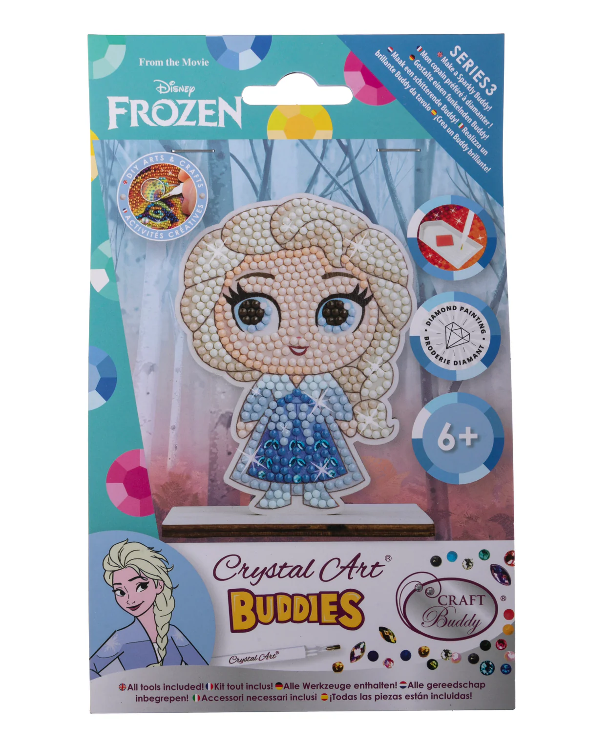 Crystal Art Disney Elsa - diamantperling Elsa - Hobby