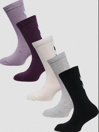Hummel MakeMyDay Sock 5-pack Lavender Gray - Hummel