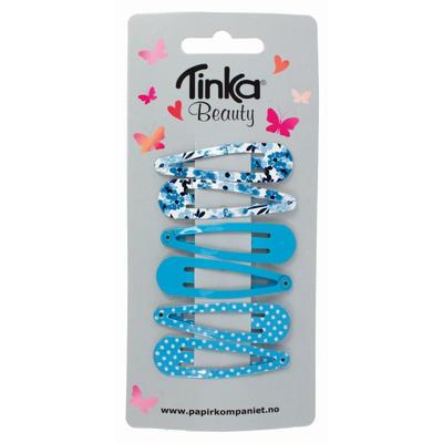 HÅRKLIPS BLÅ 6 STK TINKA BEAUTY BLÅ 6 STK - Tinka