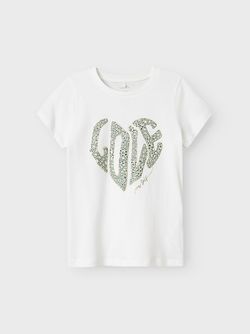 NKFHILLIP SS TOP BOX BRIGHT WHITE - Name It