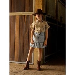 NKFNYNNE SHORT DNM SKIRT 