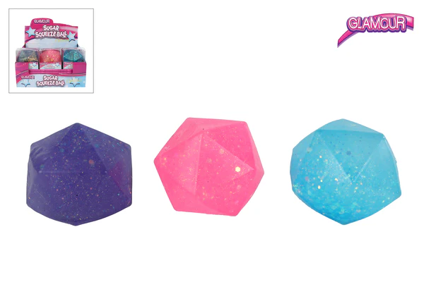 Sugar Squeeze Diamond Glitter Ball overaskelse hvilken farge du får - Fidget Toys