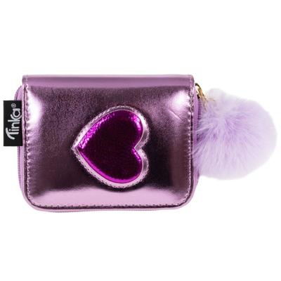 LOMMEBOK ROSA M/ROSA HJERTE TINKA WALLET  ROSA M/ROSA HJERTE - Tinka
