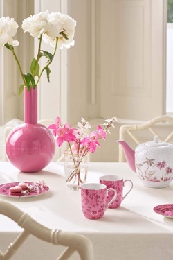 Krus Set/2 Jolie Flowers 145ml Rosa - Pip Studio