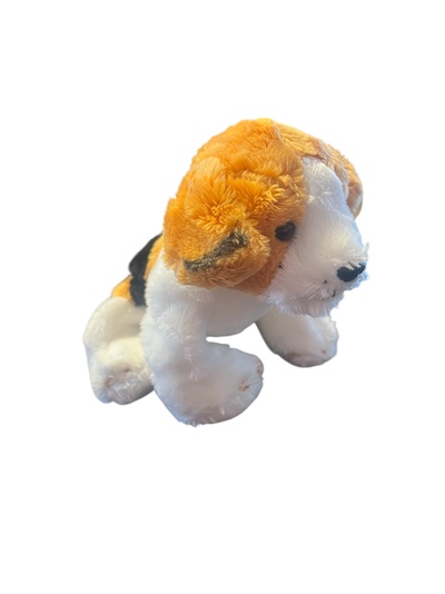 TINKA HUNDEVALP kosebamse 14cm Svart, Kvit og Brun - Tinka