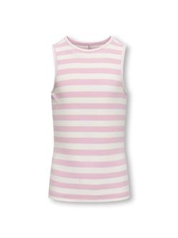 KOGKENYA RIB STRIPE TANK TOP JRS Roseate spoonbill - Kids Only 