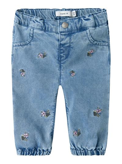 NBFROSE SHAPED R EMB JEANS 5321-YB H LIGHT BLUE DENIM - Name It