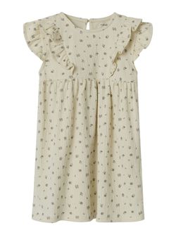 NMFJANNIS SS DRESS Bleached Sand - Name It