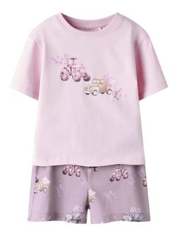 NMFHELGA SHORTS SET Cameo Pink - Name It