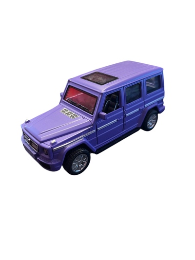 Jeep i Metall med Lyd og Lys.  Lilla Mercedes  - Leiker