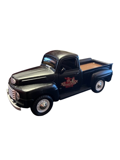 Retro Bil i Metall 13 cm.   Svart - Leiker