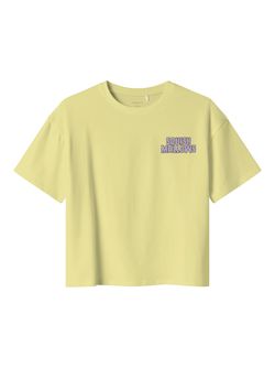 NKFMUBA SQUISHMALLOWS NREG SS TOP Chardonnay - Name It