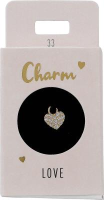 Express Yourself Anheng til øreringer (Nickel free tested) - Gold Heart