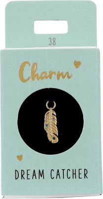 Express Yourself Anheng til øreringer (Nickel free tested) - Feather Charm Feather - Depesche