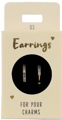 Express Yourself Øreringer til anheng (Nickel free tested) - Round Multicolour Round Multicolour - Depesche