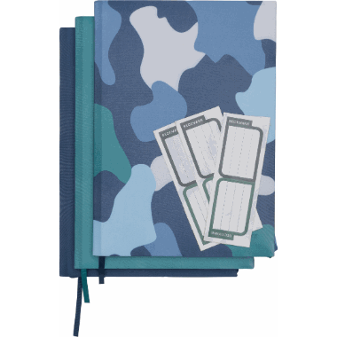 Elastisk bokbind 3 pk, Color Camo