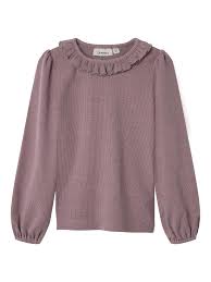 NMFDARLA LS SLIM TOP LIL Nostalgia Rose - LIL`ATELIER