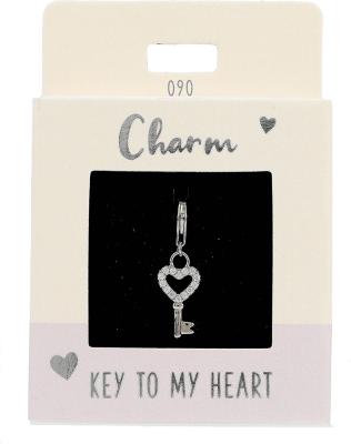 Express Yourself Anheng (Nickel free tested) - Silver Key to my heart