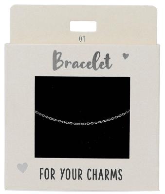 Express Yourself Armbånd (Nickel free tested) - silver for your charms silver for your charms - Depesche