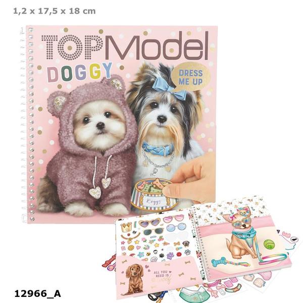 TOPModel Dress Me Up Klistremerkebok DOGGY
