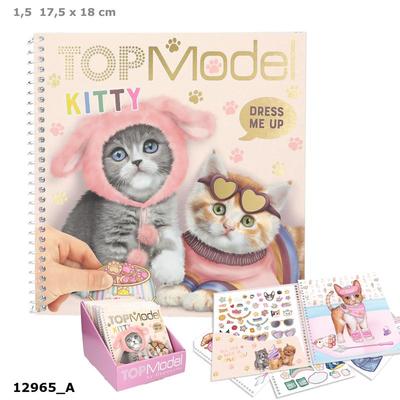 TOPModel Dress Me Up Klistremerkebok KITTY Klistermerke bok Kitty - Top Model