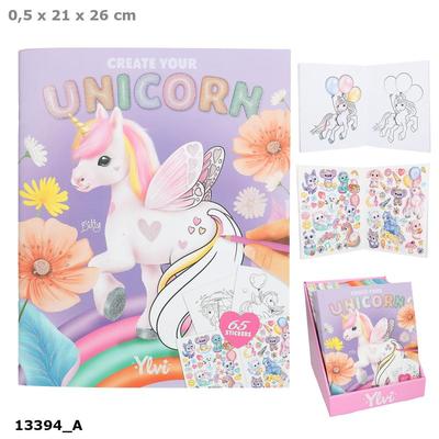 Ylvi Unicorn Fargeleggingsbok Unicorn fargeleggingsbok - Ylvi