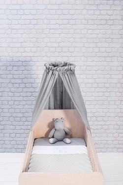 Jollein Sengehimmel Vintage Soft grey - Jollein