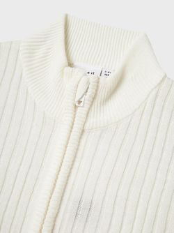 NKFHABOUR LS SHORT KNIT CARDIGAN