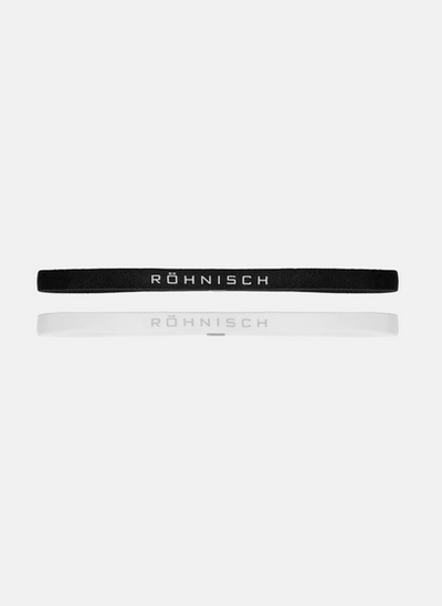 Røhnisch 2-Pack Sport Headband Black/White - Røhnisch