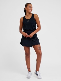 Hummel Court Mid Waist Pocket Skirt Black - Hummel
