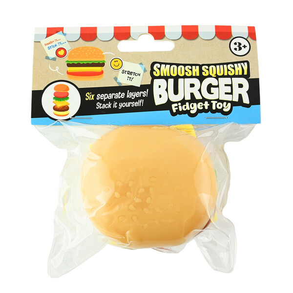 SMOOSH SQUISHY BURGER 134g 7cm