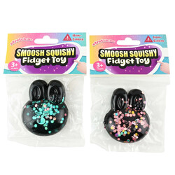 SMOOSH SQUISHY RABBIT 50g 8cm Assortert farge - Fidget Toys