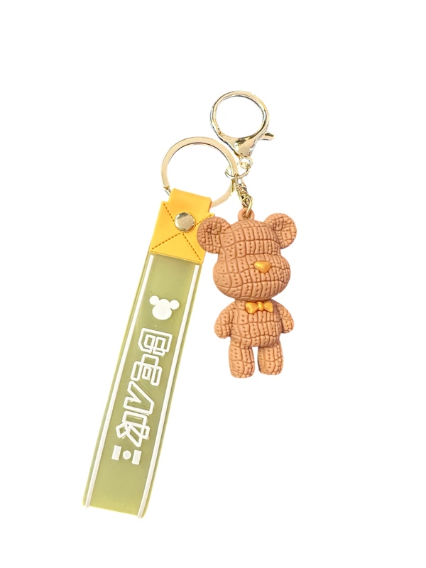 "Bear" nøkkelring med bamsefigur