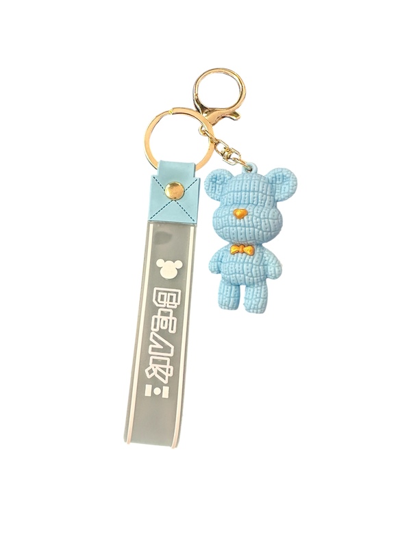 "Bear" nøkkelring med bamsefigur