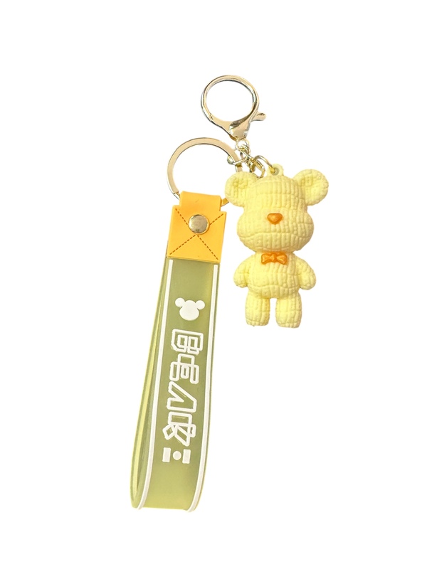 "Bear" nøkkelring med bamsefigur
